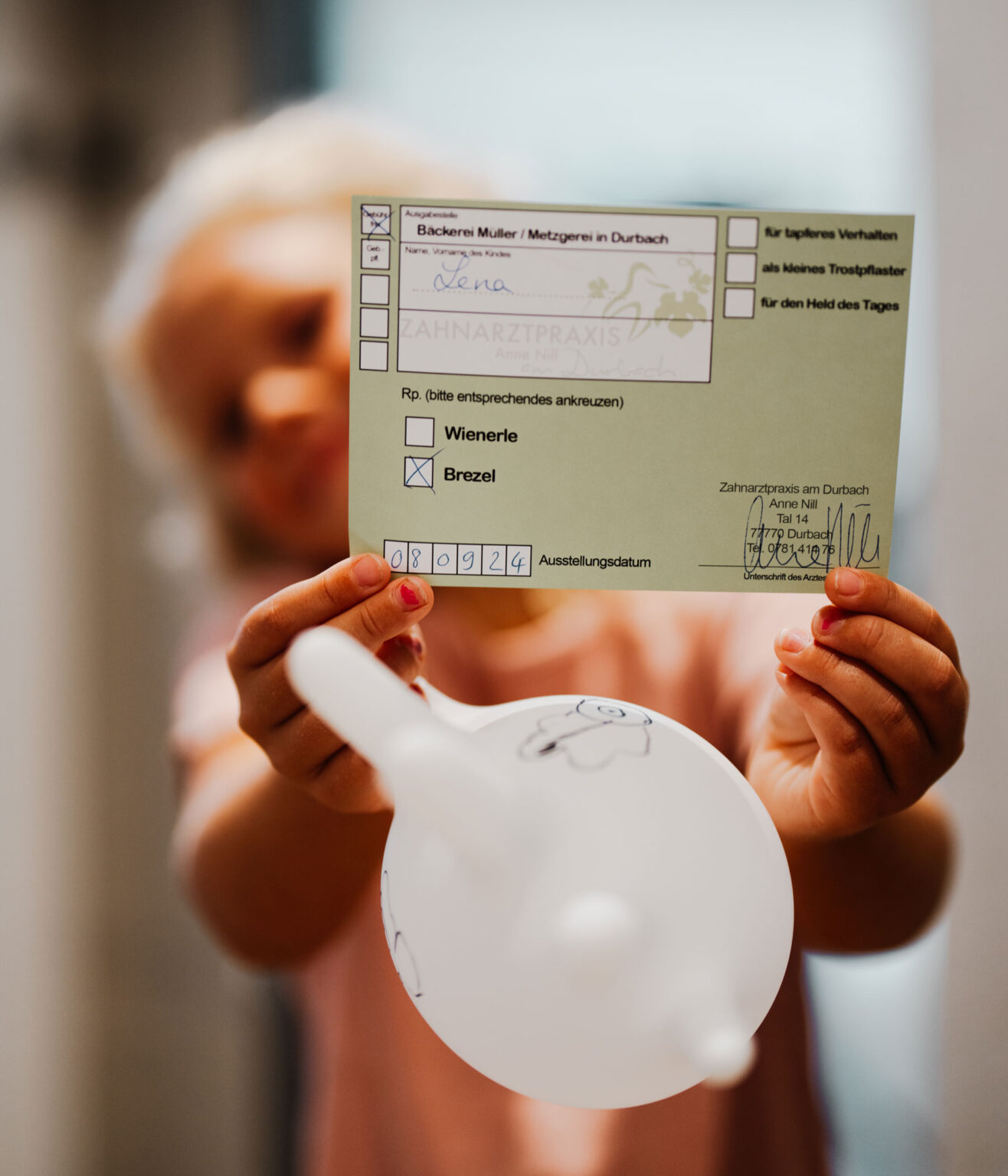 Belohnung für Kinder in der Zahnarztpraxis
